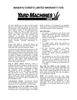 Preview for 28 page of Yard Machines 615 Operator'S Manual
