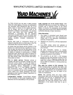 Предварительный просмотр 23 страницы Yard Machines 820 Series Operator'S Manual