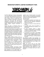 Preview for 20 page of Yard-Man 11B-106C401 Owner'S Manual