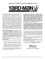 Preview for 14 page of Yard-Man 40 Operator'S Manual