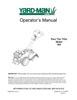 Yard-Man 454 Operator'S Manual preview