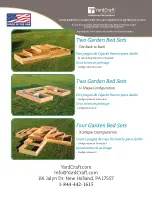 Preview for 5 page of YardCraft RAISED GARDEN BED Assembly Manual