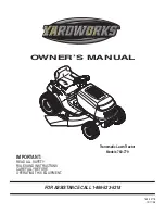 Yardworks 760-779 Owner'S Manual предпросмотр