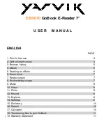 Preview for 2 page of Yarvik EBR070 GoBook User Manual