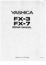 Yashica FX-3 Repair Manual preview