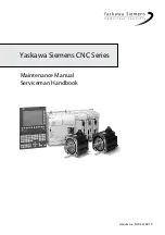 YASKAWA SIEMENS CNC Series Maintenance Manual, Serviceman Handbook preview