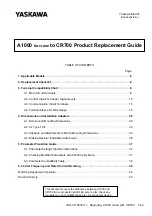 YASKAWA A1000 Series Product Replacement Manual preview