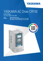 YASKAWA CR700 Quick Start Manual preview
