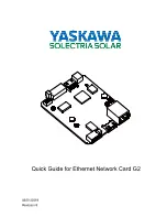 YASKAWA G2 Quick Manual preview