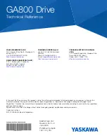 Предварительный просмотр 1016 страницы YASKAWA GA800 Series Technical Reference