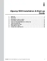 Preview for 3 page of YASKAWA iQpump1000 Installation & Start?Up Manual