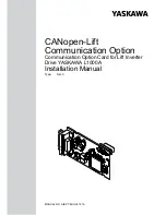 YASKAWA L1000A Series Installation Manual preview