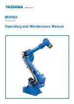 YASKAWA MH180 Operating And Maintenance Manual preview