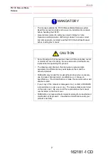 Preview for 2 page of YASKAWA MOTOMAN FS100 Instructions Manual