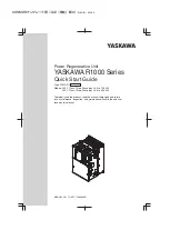 YASKAWA R1000 Series Quick Start Manual preview