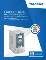 YASKAWA T103 Installation & Primary Operation preview
