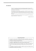 Предварительный просмотр 3 страницы YASKAWA Varispeed f7 User Manual