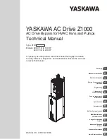 YASKAWA Z1000 CIMR-ZU*A Series Technical Manual preview