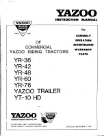 Yazoo YR-36 Instruction Manual предпросмотр