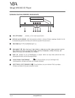 Предварительный просмотр 18 страницы YBA DESIGN WM202 Owner'S Manual