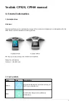 Preview for 1 page of Yealink CP920 Manual