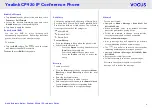 Preview for 3 page of Yealink CP920 Quick Reference Manual