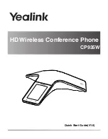 Preview for 1 page of Yealink CP935W Quick Start Manual
