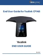 Yealink CP965 End User Manual предпросмотр