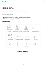 Preview for 1 page of Yealink MVC640-C4-F13 Manual