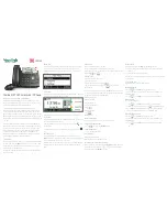 Yealink SIP-T23P Quick User Manual preview