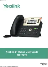 Preview for 1 page of Yealink SIP-T27G User Manual