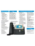 Preview for 2 page of Yealink SIP-T29G Quick Reference Manual