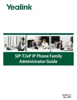 Yealink SIP-T2XP Administration Manual preview