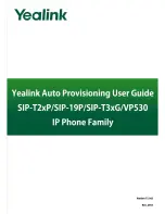 Yealink SIP-T2XP Auto Provisioning Manual preview
