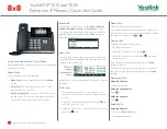 Yealink SIP-T41S Quick User Manual предпросмотр