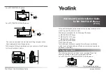 Yealink SIP-T4X Quick Installation Manual preview