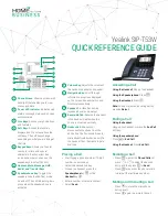 Yealink SIP-T53W Quick Reference Manual предпросмотр