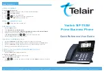 Предварительный просмотр 1 страницы Yealink SIP-T53W Quick Reference User Manual