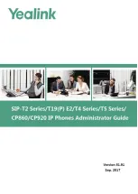 Yealink SIP-T54S Administrator'S Manual preview
