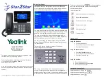 Yealink SIP-T57W Quick User Manual preview