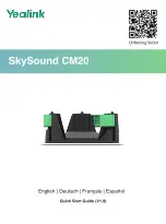 Yealink SkySound CM20 Quick Start Manual preview