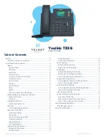 Preview for 1 page of Yealink T33G User Manual