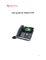 Yealink T41P-Skype User Manual preview