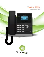 Yealink T42G Admin Manual предпросмотр