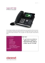 Предварительный просмотр 3 страницы Yealink T46G Skype For Business Edition User Manual