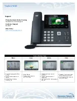 Yealink T46S Skype for Business Quick Start Manual preview