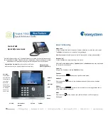 Yealink T48S Skype For Business Edition Quick Reference Manual preview