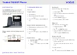 Preview for 1 page of Yealink T53W Quick Reference Manual
