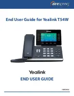 Yealink T54W End User Manual preview