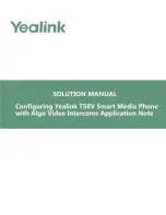 Preview for 1 page of Yealink T58V Solution Manual